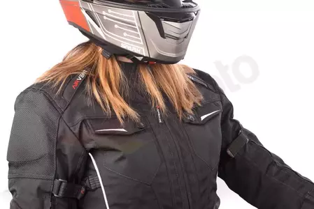 Γυναικείο υφασμάτινο μπουφάν μοτοσικλέτας Adrenaline Alaska Lady 2.0 PPE μαύρο 3XL-10