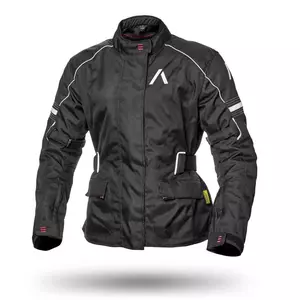 Dámska textilná bunda na motorku Adrenaline Elsa PPE čierna S-1