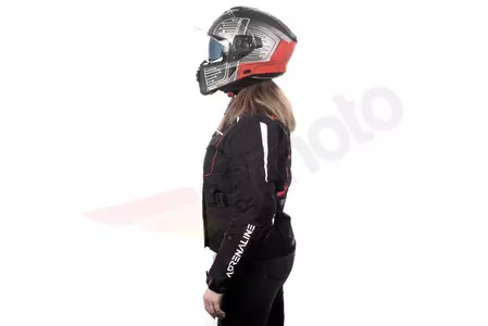 Motorcykeljacka i textil för kvinnor Adrenaline Orion Lady PPE svart L-7