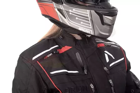 Giacca moto donna in tessuto Adrenaline Orion Lady PPE nero S-11