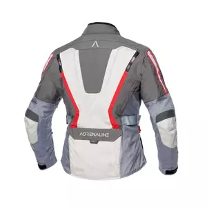 Adrenaline Orion Lady PPE textilní bunda na motorku béžová/červená/šedá S-2