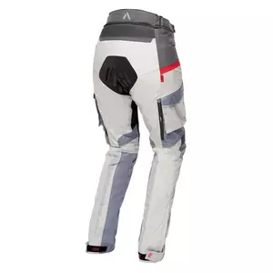 Calças de motociclismo têxteis Adrenaline Orion PPE bege/cinzento L-2