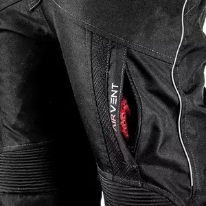 Pantalon de moto textile pour femme Adrenaline Alaska Lady 2.0 PPE noir 3XL-3