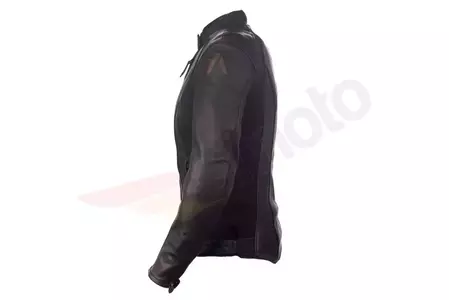 Дамско кожено яке за мотоциклет Adrenaline Siena 2.0 PPE черно 2XL-3