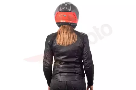 Дамско кожено яке за мотоциклет Adrenaline Siena 2.0 PPE черно 2XL-8
