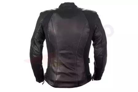 Dámska kožená bunda na motorku Adrenaline Siena 2.0 PPE čierna XS-4