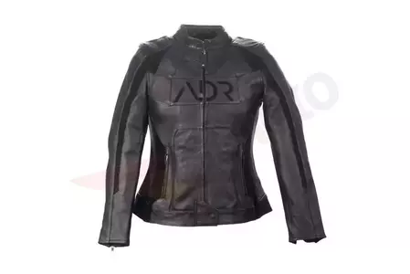 Adrenaline Spirit Lady PPE negro 2XL chaqueta de cuero de la motocicleta de las mujeres-1