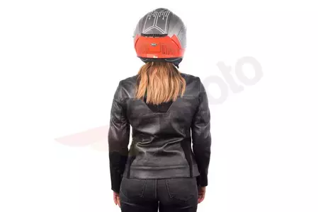Casaco de couro para motociclistas Adrenaline Spirit Lady PPE preto 2XL para mulher-7