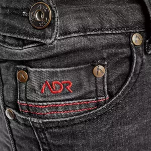 Spodnie motocyklowe jeans damskie Adrenaline Rock Lady PPE czarne 2XL-3