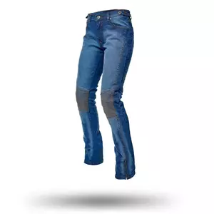 Spodnie motocyklowe jeans damskie Adrenaline Rock Lady PPE niebieskie 2XL-1