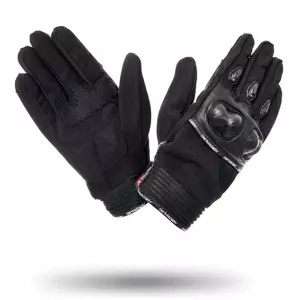 Tekstilne motociklističke rukavice Adrenaline Meshtec 2.0 PPE, crne 2XL-1