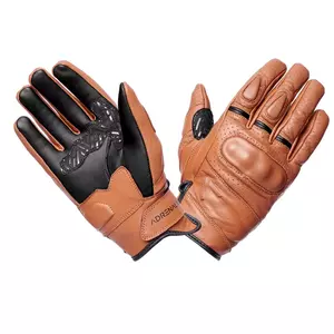 Adrenaline Scrambler 2.0 PPE guantes de moto de cuero marrón M-1