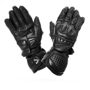 Rękawice motocyklowe skórzane Adrenaline Lynx PPE czarny