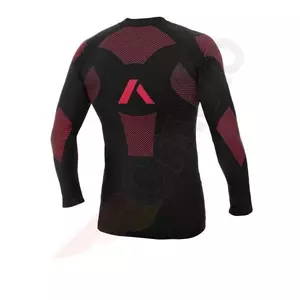 Camiseta térmica Adrenaline Frost negro/rojo XL-2