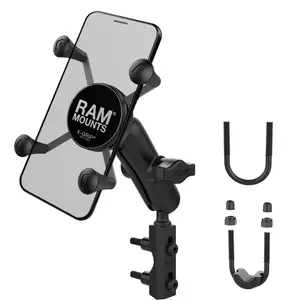 Univerzálny držiak X-GRIP (dlhé rameno) namontovaný ako držiak rukoväte brzdovej spojky Ram Mount - RAM-B-174-UN7