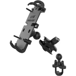 Suport Quick-Grip pentru smartphone-uri XL cu suport pentru ghidon U-Bolt Ram Mount-3