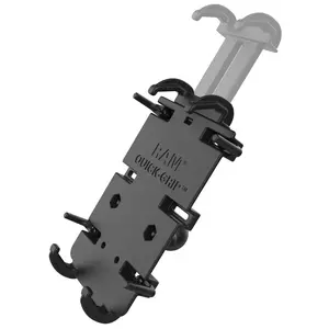 Handyhalterung Quick-Grip XL mit Lenkerhalterung U-Bolt Ram Mount-5