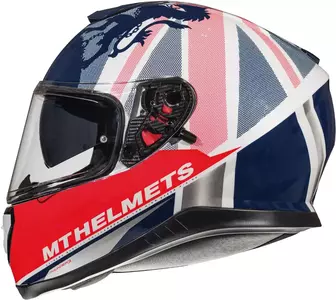 Kask motocyklowy integralny MT Helmets Thunder 3 SV Kingdom z blendą czerwony/niebieski/biały L - MT10555520106/L