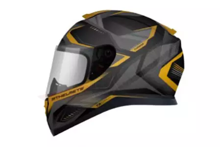 MT Helmets Thunder 3 SV Turbine integral motorcykelhjälm C9 matt med visir svart matt/guld glans L - MT10556472936/L
