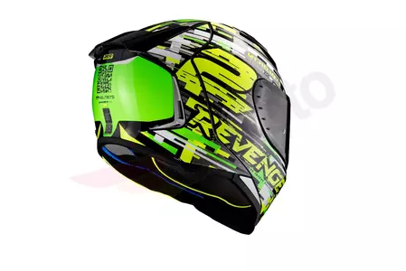 Kask motocyklowy integralny MT Helmets Revenge 2 Baye żółty fluo/zielony/czarny L-3