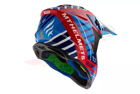 MT Helmets Casque Falcon Energy rouge/bleu pour moto enduro M-3