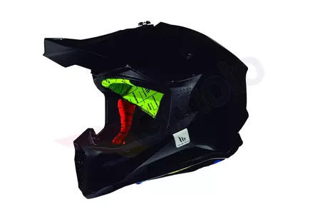 Kask motocyklowy enduro MT Helmets Falcon czarny połysk L-1