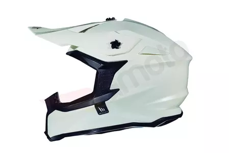 MT Helmets Falcon enduro motociklistička kaciga, sjajna bijela, XS-2
