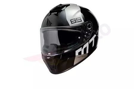 MT ķiveres Blade 2 SV 89 integrālā motociklista ķivere melna/pelēka M-1