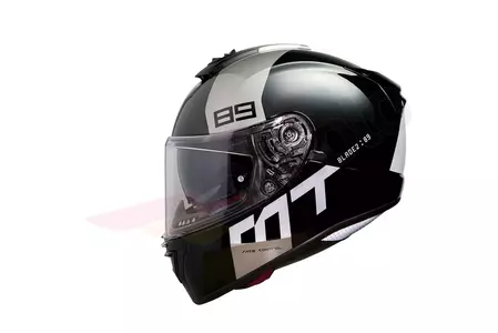 MT ķiveres Blade 2 SV 89 integrālā motociklista ķivere melna/pelēka M-2