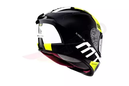 MT Helmets Blade 2 SV 89 integreret motorcykelhjelm sort/fluegul S-3