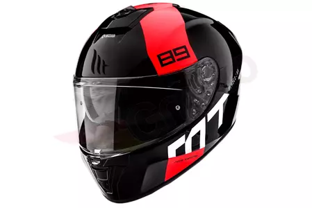 MT Helmets Blade 2 SV 89 capacete integral de motociclista preto/vermelho XS - MT11186111513/XS