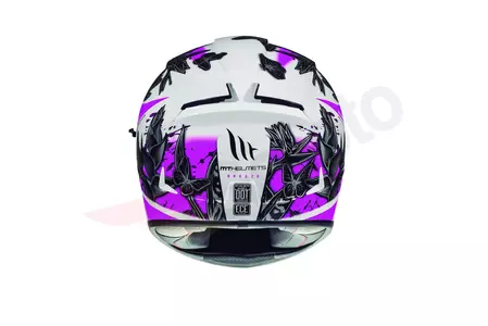 MT Helmets Blade 2 SV Breeze integral motorcykelhjälm rosa/vit/titan L-3