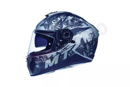 MT Helmets Blade 2 SV integral motorcykelhjälm Breeze matt grå/svart L-2