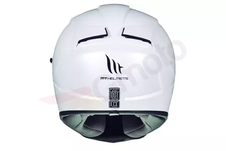 Kask motocyklowy integralny MT Helmets Blade 2 SV biały połysk L-2