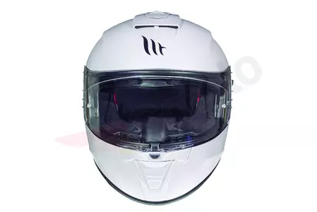 MT ķiveres Blade 2 SV integrālā motocikla ķivere balta spīdīga M-3
