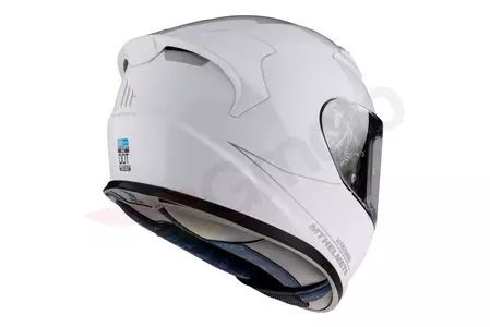 Kask motocyklowy integralny MT Helmets KRE SV z blendą biały połysk M-3