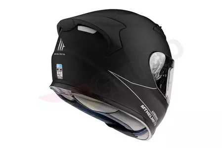 MT Helmets KRE SV casque moto intégral avec visière noir mat M-3