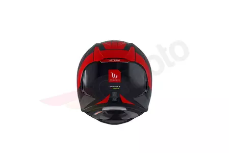 MT Helmets Revenge 2 Mtfoundation Integral-Motorradhelm schwarz/grau/rot matt M-3