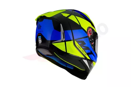 MT Helmets Revenge 2 Scalpel integrální motocyklová přilba černá/modrá/zelená M-3