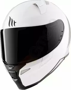 MT Helmets Revenge 2 ολοκληρωμένο κράνος μοτοσικλέτας λευκό γυαλιστερό M-1