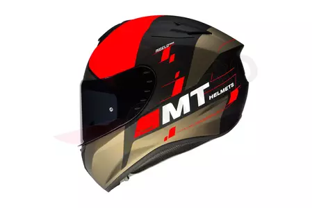 Kask motocyklowy integralny MT Helmets Targo Rigel czarny/szary/czerwony mat L-2