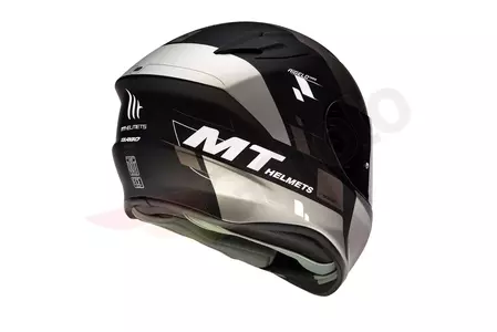 Kask motocyklowy integralny MT Helmets Targo Rigel szary/czarny/brązowy mat M-3