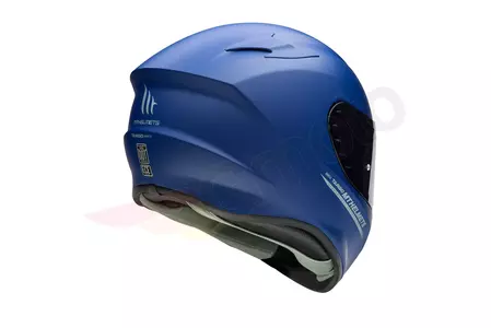 Kask motocyklowy integralny MT Helmets Targo niebieski mat M-3
