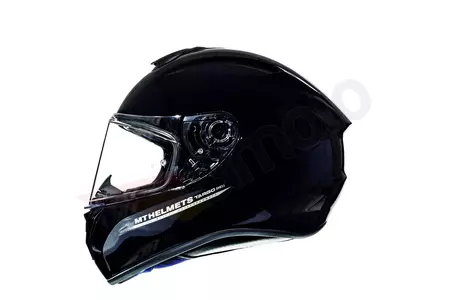 MT Helmy Targo integrálna motocyklová prilba čierna lesklá M-2