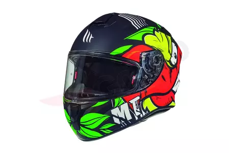 MT Helmets Casco integral de moto Targo Truck amarillo fluo/verde/negro mate S - MT11175030234/S