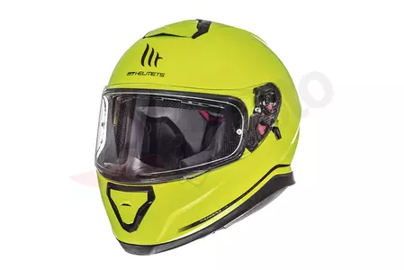 MT Helmy Thunder 3 SV Hi-Vision integrálna motocyklová prilba s hľadím fluo žltá 3XL-1