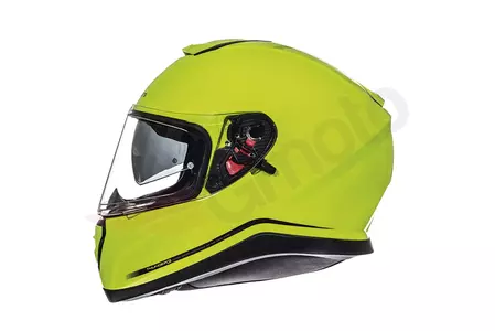 MT Helmets Thunder 3 SV Hi-Vision integrální motocyklová přilba s hledím fluo žlutá M-2