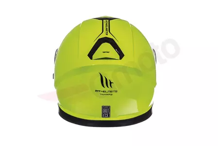 Kask motocyklowy integralny MT Helmets Thunder 3 SV Hi-Vision z blendą żółty fluo M-3