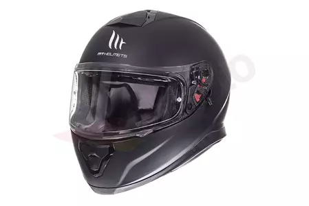 MT Helmets Thunder 3 SV ενσωματωμένο κράνος μοτοσικλέτας με γείσο μαύρο ματ S-1