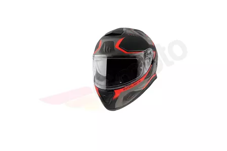 MT Helmets Thunder 3 SV Turbine Integral-Motorradhelm orange/grau/schwarz matt L-1